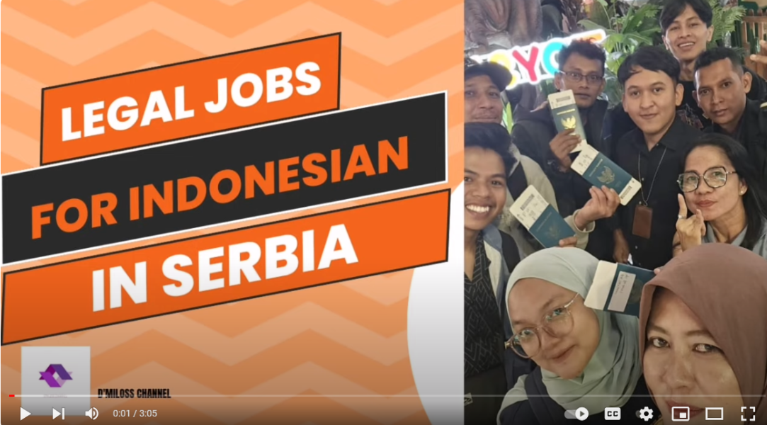 Legal Jobs for Indonesian in Serbia