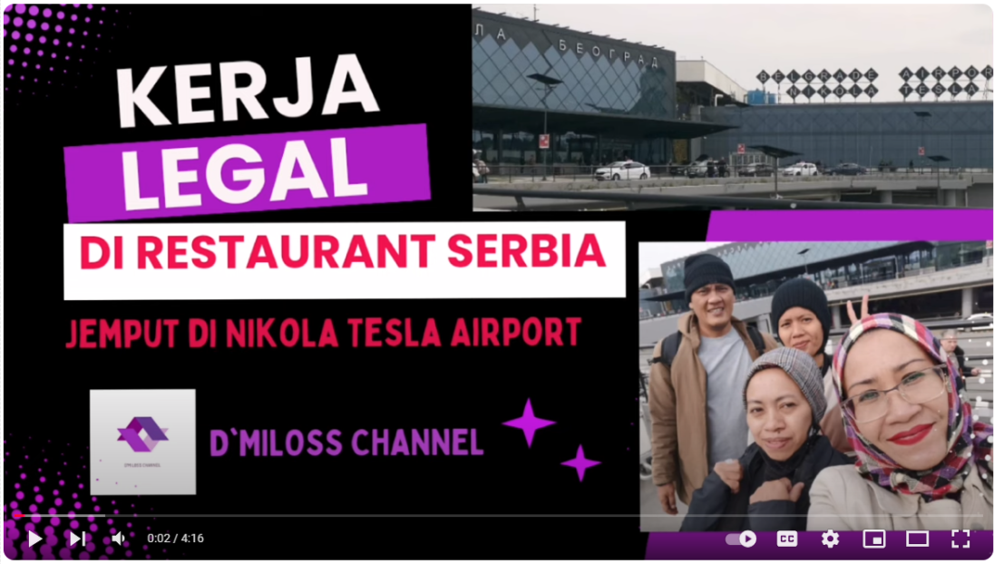 KERJA LEGAL DI RESTAURANT SERBIA 